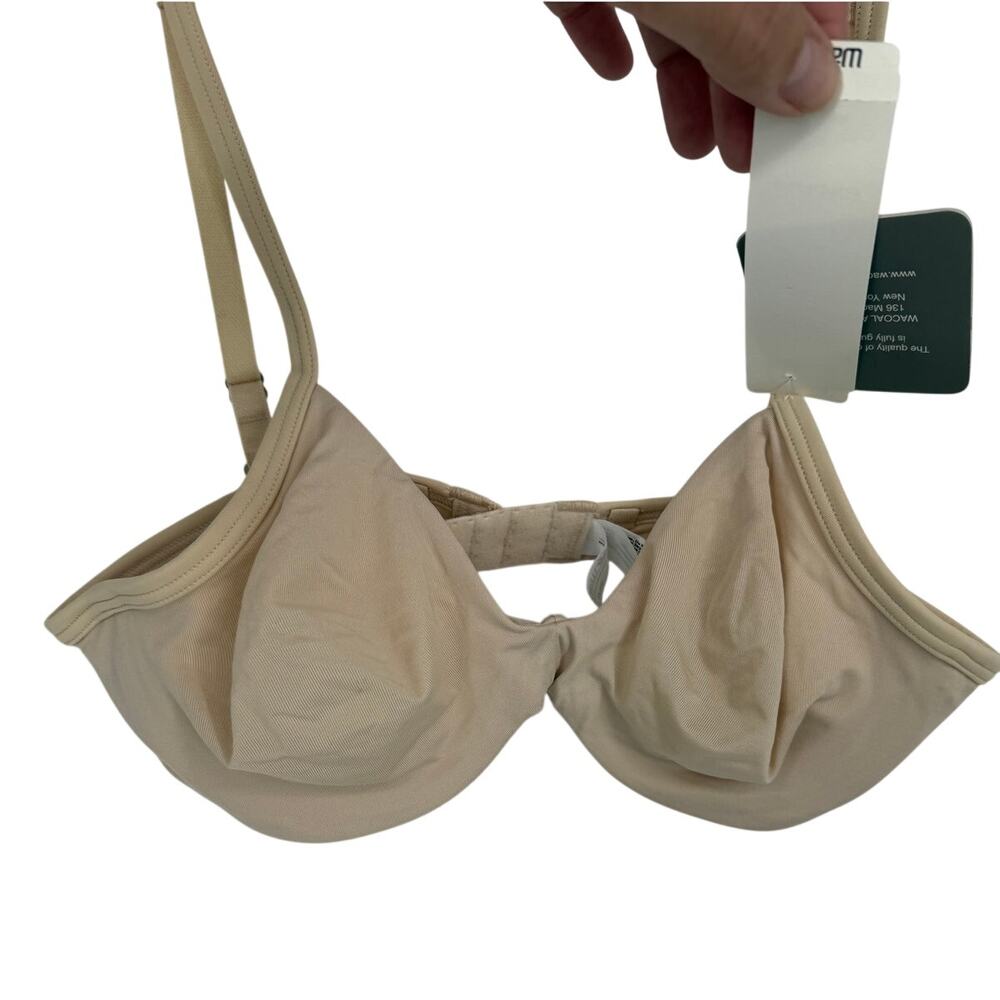 NWT Wacoal Perfect Contour Bra seamless unlined underwire bra convertible 34B
